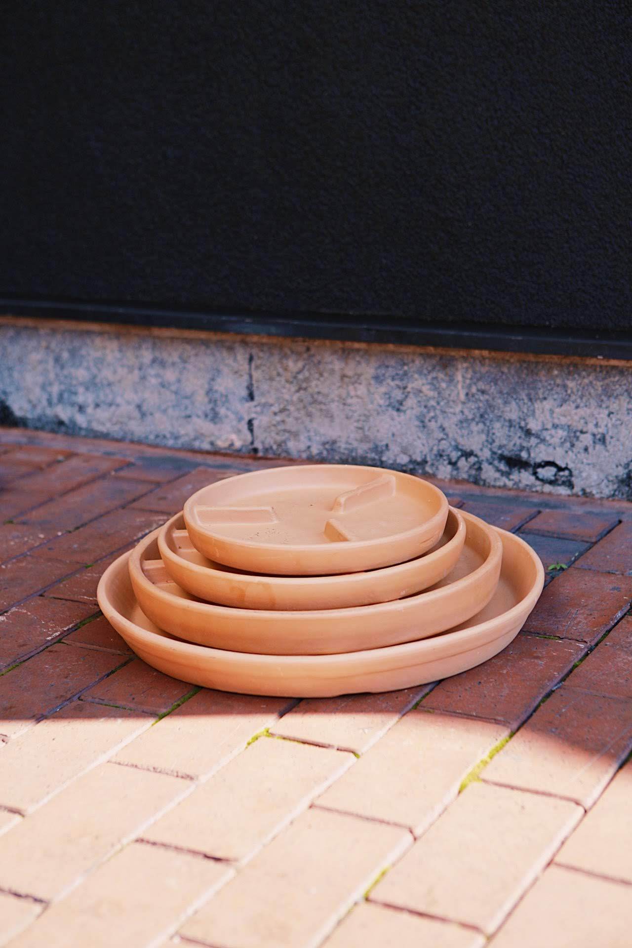 Clay Cylinder Saucer