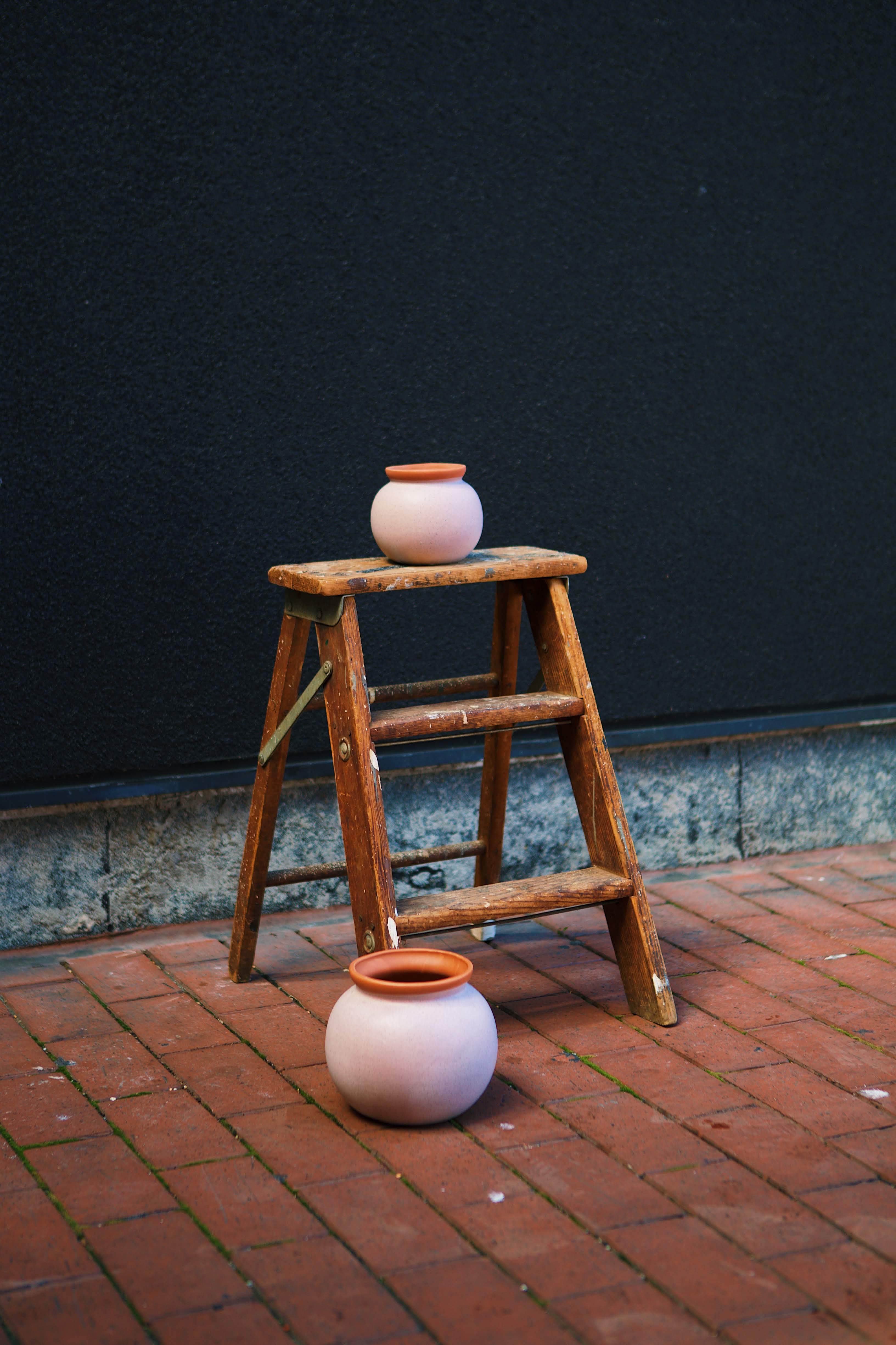 White Terracotta Planter